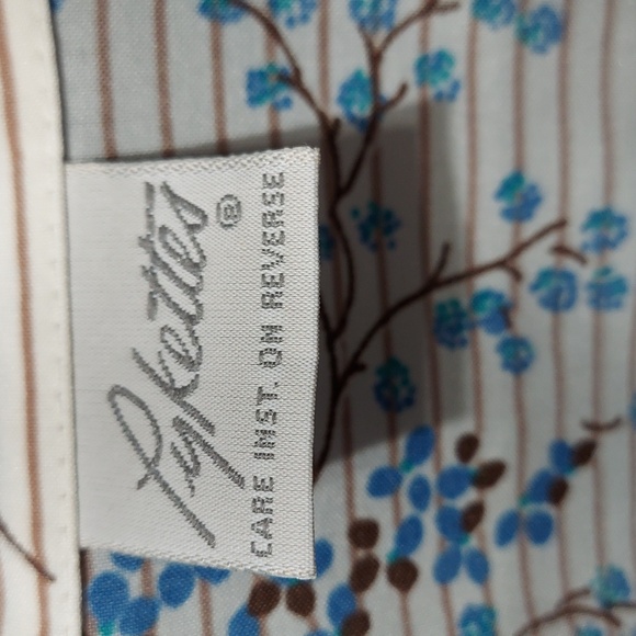 🟢 Pykettes blouse long sleeve button down size unknown (InvW134) - Picture 2 of 4